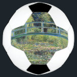 Ballon De Foot Claude Monet - Etang Lily et Pont Japonais<br><div class="desc">L'étang Lily et le pont japonais / Le Bassin aux nympheas - Claude Monet,  1899</div>