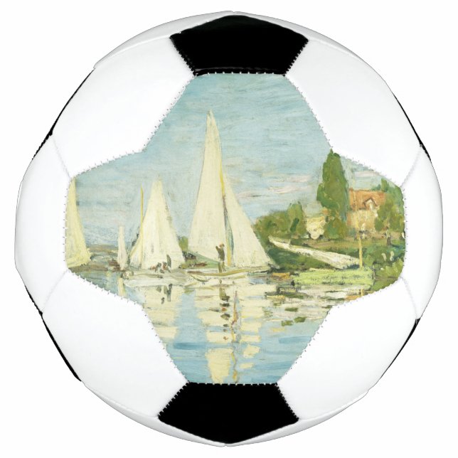 Ballon De Foot Claude Monet. Régates à Argenteuil (Devant)