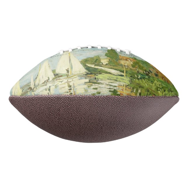 Ballon De Foot Claude Monet. Régates à Argenteuil (Tourné à 270°)