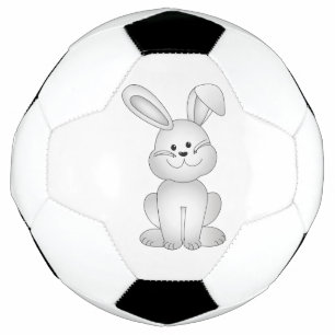 Ballon De Foot Clipart blanc de lapin