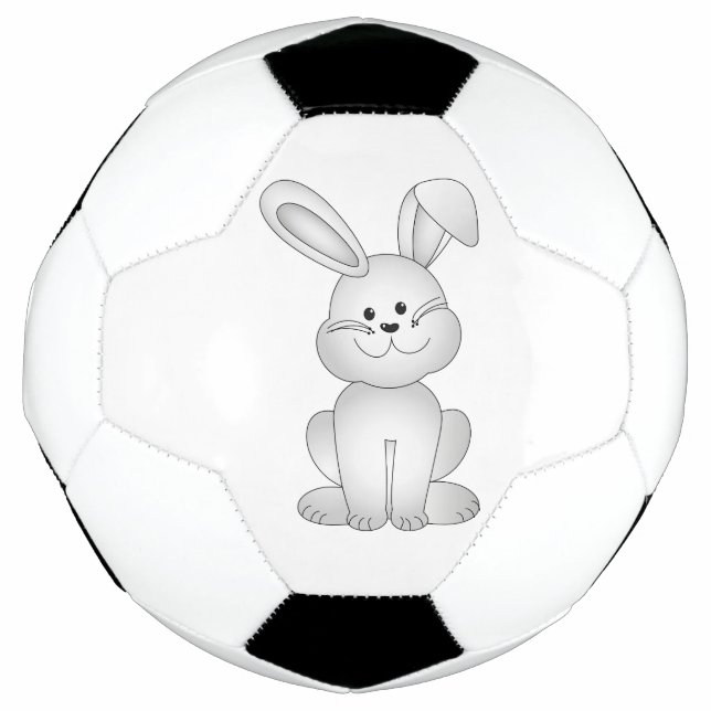 Ballon De Foot Clipart blanc de lapin (Devant)