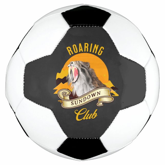 Ballon De Foot Club de l'Aventure du Crépuscule au Tigre à Sabre  (Devant)