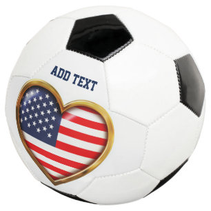 Ballon De Foot Coeur américain