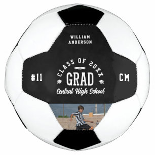 Ballon De Foot Collage photo équipe sport cool diplômé moderne