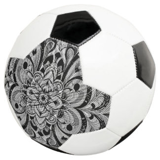 Ballon De Foot Color Symphony Mandala – Bold Psychedelic Floral
