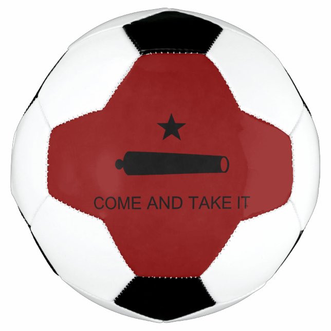 Ballon De Foot Come & Take It ! Flag de Texas State (Devant)