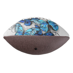 Ballon De Foot Composition des White and Blue Butterflies