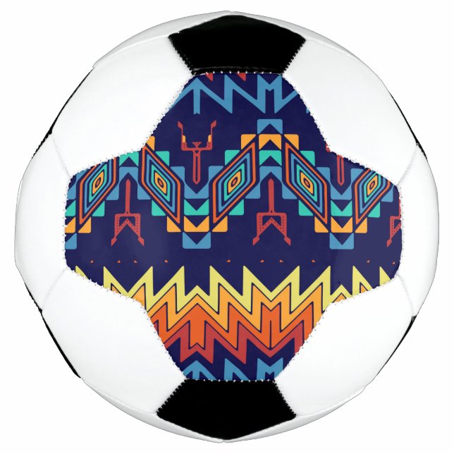 Ballon De Foot Conception abstraite de la conception tribale (Devant)