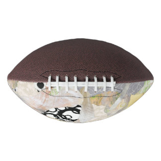 Ballon De Foot Conception de collage abstrait élégant neutre