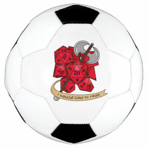 Ballon De Foot Conception de dés barbares