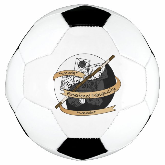 Ballon De Foot Conception de dés de moine (Devant)