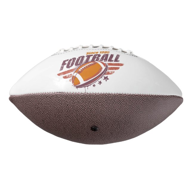 Ballon De Foot Conception de football rétro avec effet Grunge (Tourné à 270°)