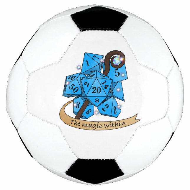 Ballon De Foot Conception des dés de sorcier (Devant)