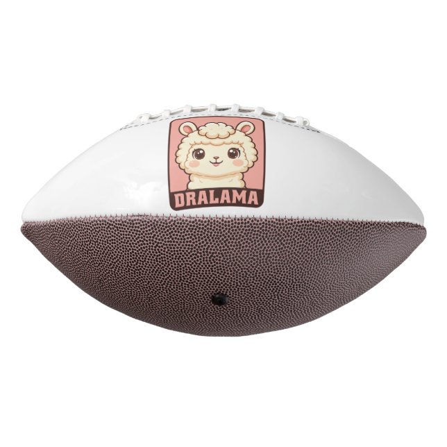 Ballon De Foot Conception d'illustration de lama mignon (Tourné à 270°)