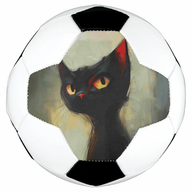 Ballon De Foot Connaissant Black Ninja Cat (Devant)