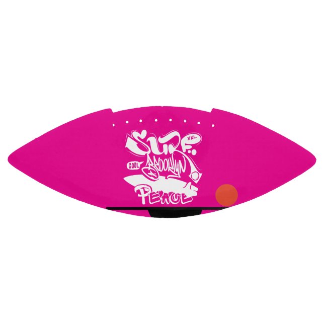 Ballon De Foot Cool Retro Surf Brooklyn Paix  (Panneau)