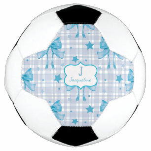 Ballon De Foot Coquette féminine bleue