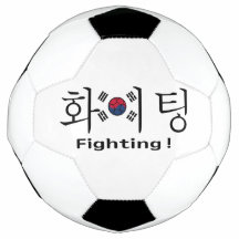 Corée du Sud hangul de combat et supporter de drap