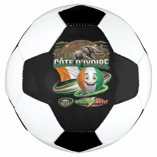 Ballon De Foot Côte d'Ivoire-GBall (Devant)