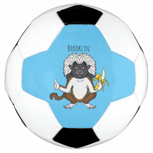 Ballon De Foot Cotton Top Tamarin montoon est une illustration