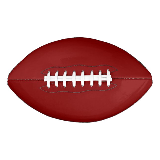Ballon De Foot Couleur rouge foncé (Devant)