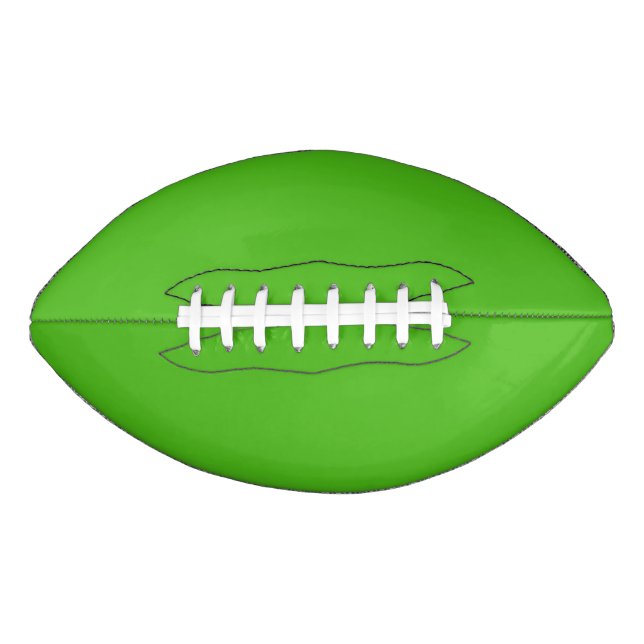 Ballon De Foot Couleur solide verte Kelly (Devant)