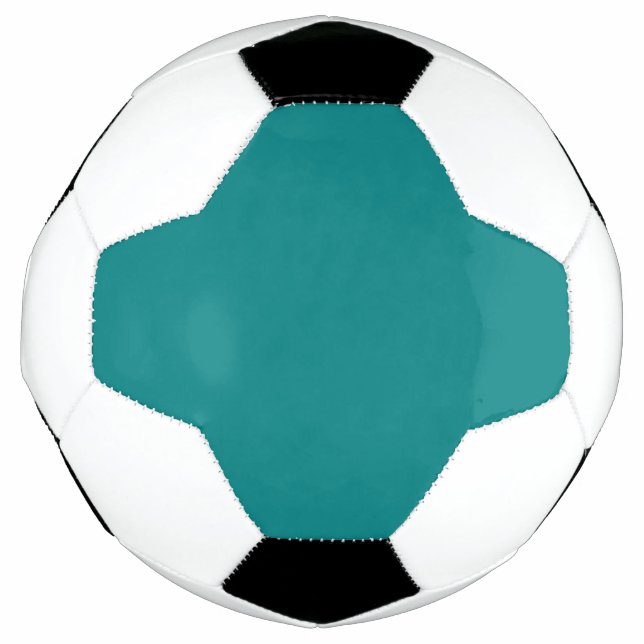 Ballon De Foot couleur turquoise (Devant)