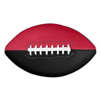 Ballon De Foot Couleurs de l'équipe du collège Football rouge/noi