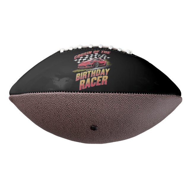 Ballon De Foot Cousin De L'Anniversaire Racer Racer Family Party (Tourné à 270°)