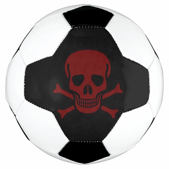 Ballon De Foot Crâne et os (Devant)