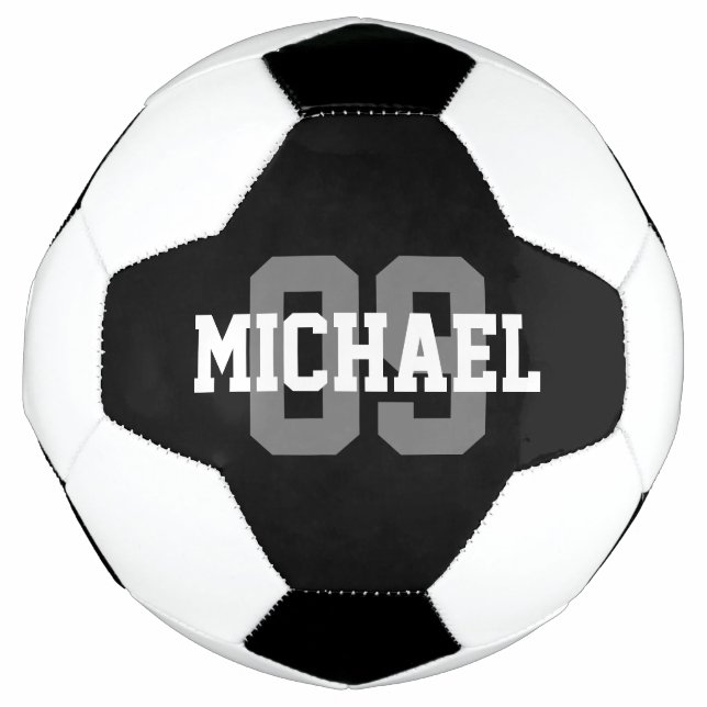 Ballon De Foot Create Your Own Custom Name Number (Devant)
