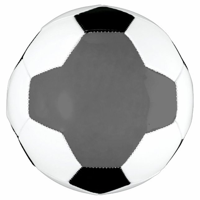 Ballon De Foot Create Your Own dark gray Custom Design (Devant)