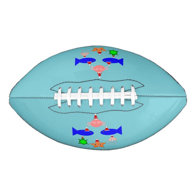 Ballon De Foot Créatures de la mer de Noël (Devant)