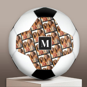 Ballon De Foot Créer un collage photo personnalisé - 1 monogramme