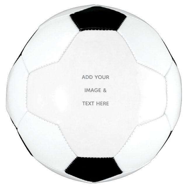 Ballon De Foot Créez votre propre blanc  (Devant)
