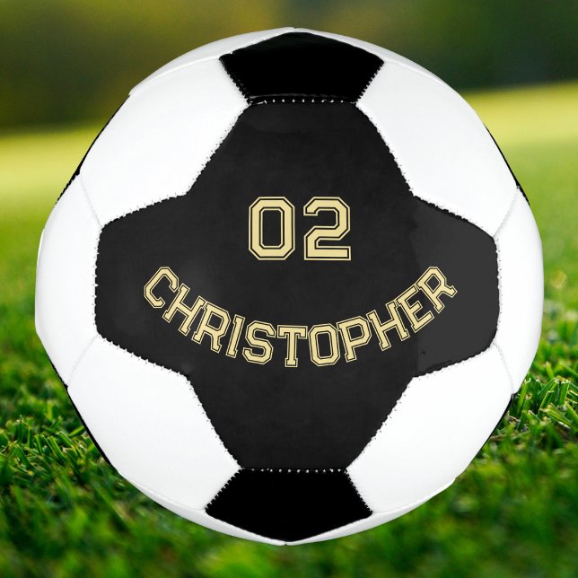 Ballon De Foot Créez Votre Propre Joueur Personnalisé Nom Numéro  (Create Your Own Custom Player Name Jersey Number Soccer Ball)