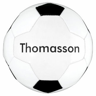Ballon De Foot Créez votre propre monogramme minimaliste personna