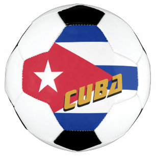 Ballon De Foot Cuba Football & drapeau cubain / Sports
