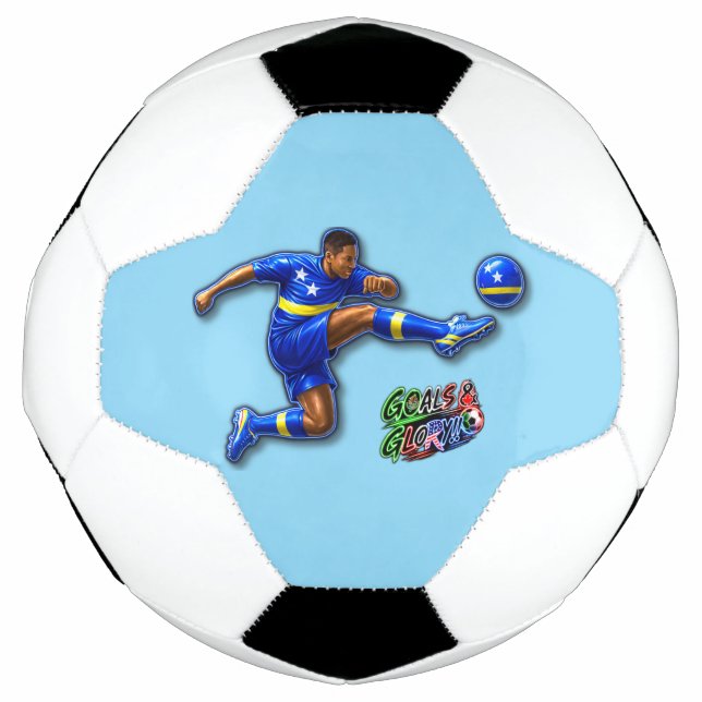 Ballon De Foot Curaçao  (Devant)