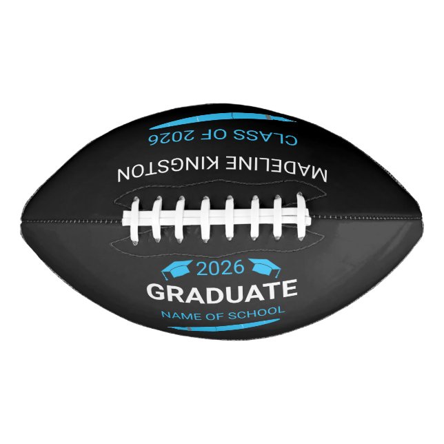 Ballon De Foot Custom College School Graduation 2026 (Devant)