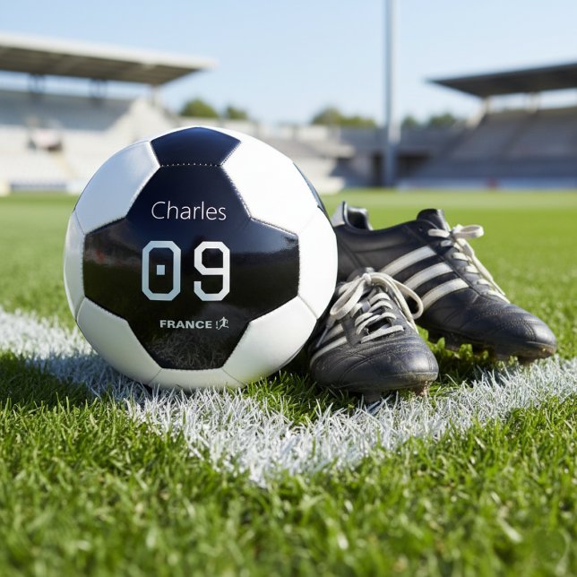 Ballon De Foot Custom France Soccer Ball - Add Your Name (Créateur téléchargé)
