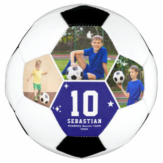 Ballon De Foot Custom Soccer Team Player Photos and Text