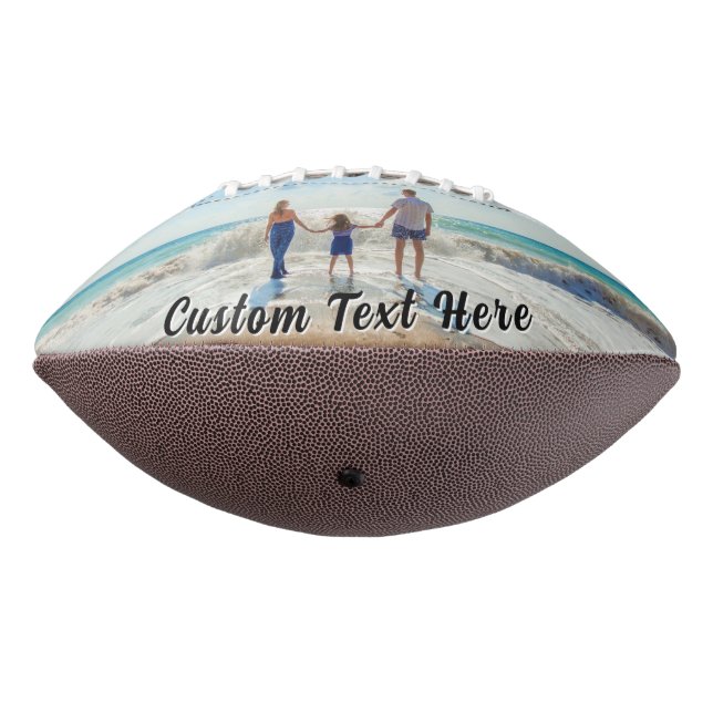 Ballon De Foot Custom Your Photo Football Personalized Text (Tourné à 270°)