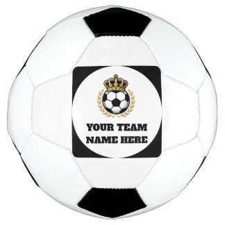 Ballon De Foot Customisable Soccer Team Football King Logo