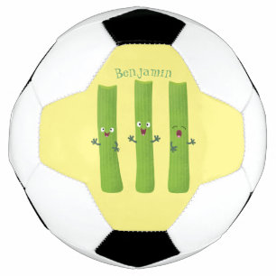 Ballon De Foot Cute céleri bâtons trio caricature légumes