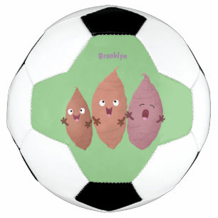 Ballon De Foot Cute chantant des patates douces caricaturales lég