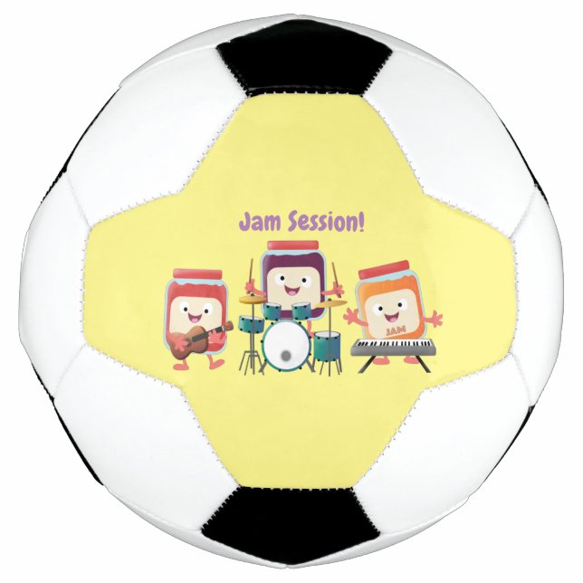 Ballon De Foot Cute confiture session dessin animé musicien humou (Devant)