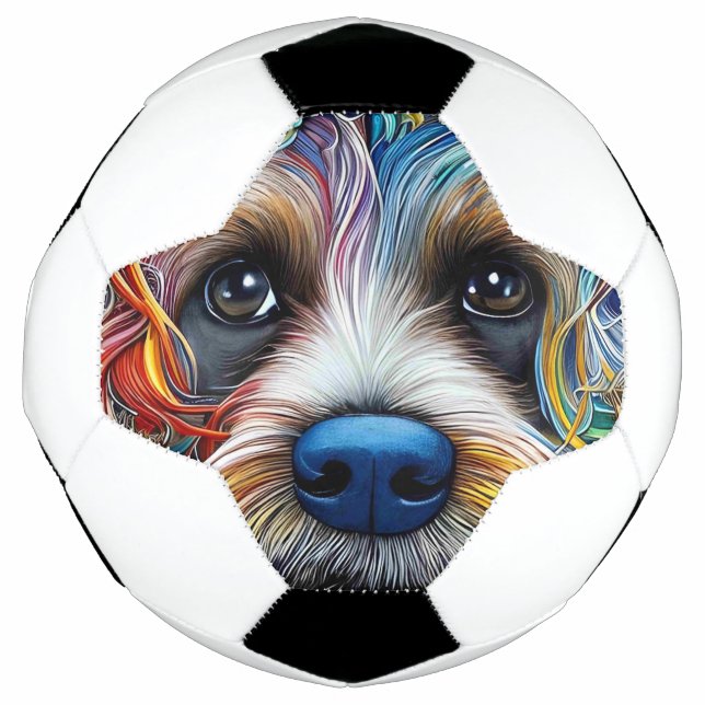 Ballon De Foot Cute Pop Art Terrier (Devant)