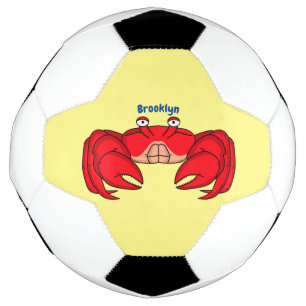 Ballon De Foot Cute red crab cartoon
