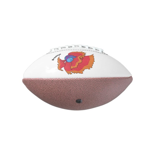 Ballon De Foot Cute Siamese combat poisson betta dessin (Tourné à 270°)